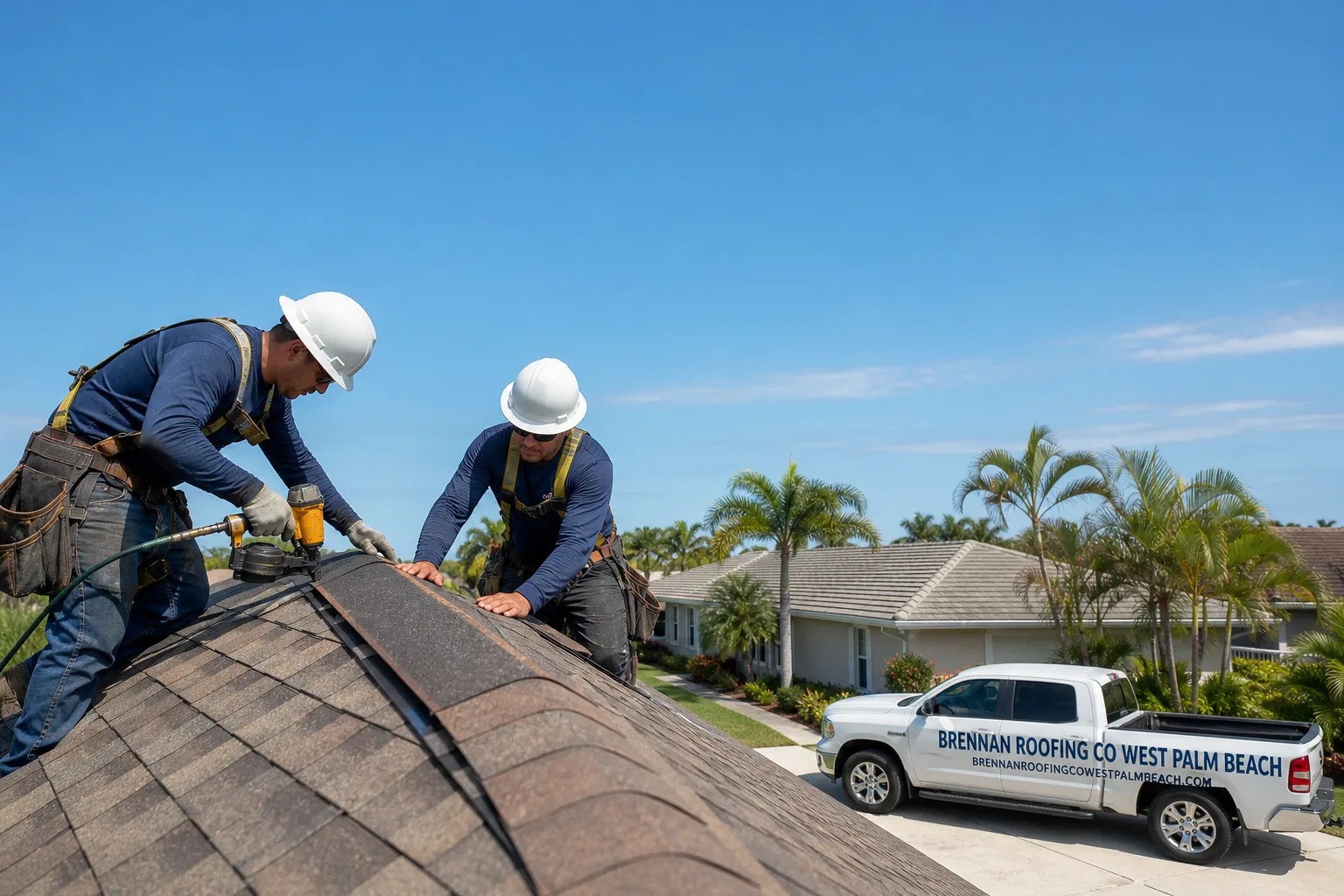 Brennan Roofing Co West Palm Beach roofing team